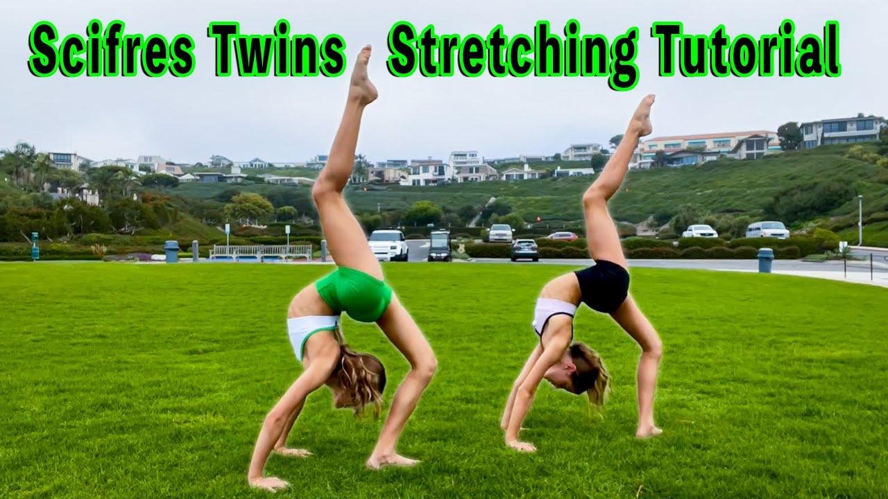 Warm Up/Stretching Tutorial with The Scifres Twins (Bristyn and Berkeley)