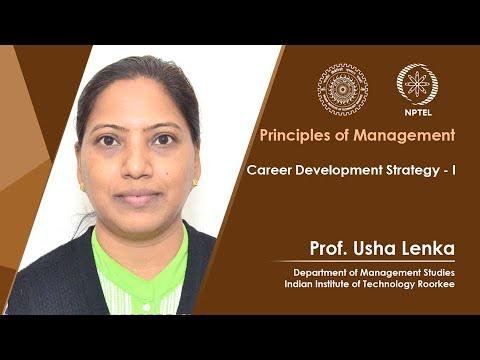 Lecture 42 : Career Development Strategy - I