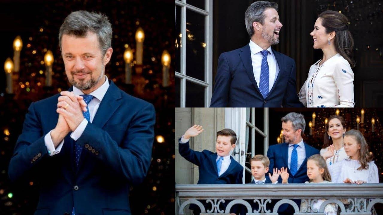 #Kronprinsen50 | Danish people cheer for Crown Prince Frederik in Amalienborg