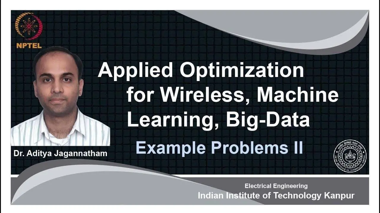 noc18-ee31 lec 71-Examples:/1 minimization with /x norm constraints , Network Flow problem