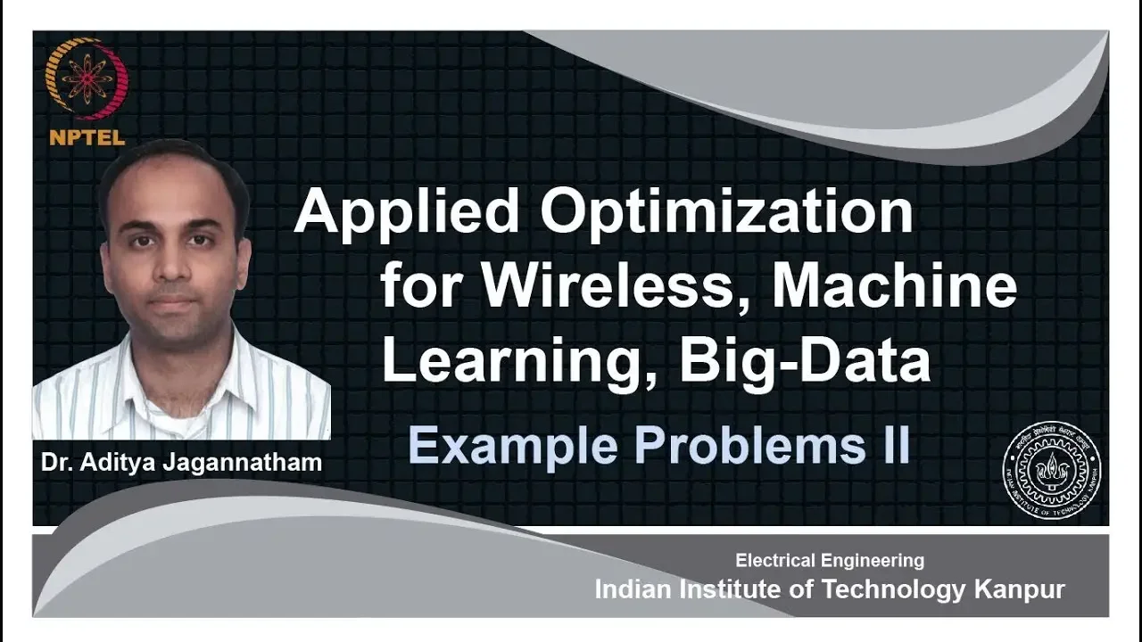 noc18-ee31 lec 71-Examples:/1 minimization with /x norm constraints , Network Flow problem