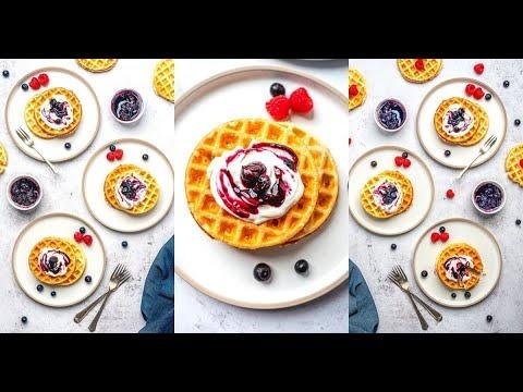 Keto Protein Waffles - 0.8g Total Carbs Per Waffle