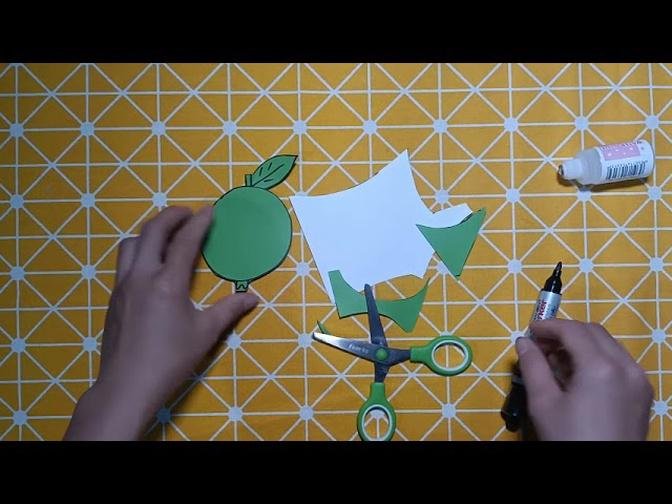 Nguyễn Kiên Handmade | Vẽ Và Cắt Dán động vật cho bé: QUẢ ỔI