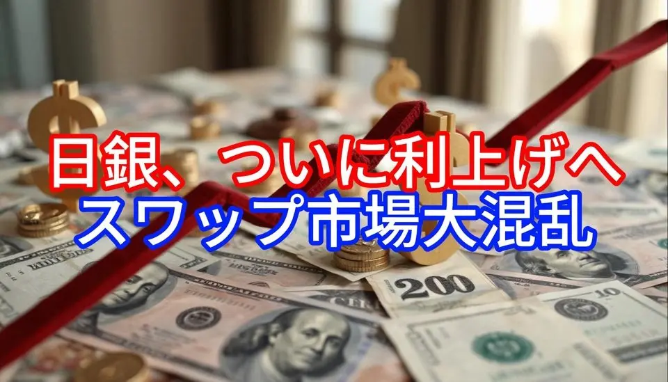 日銀、ついに利上げへ,スワップ市場大混乱