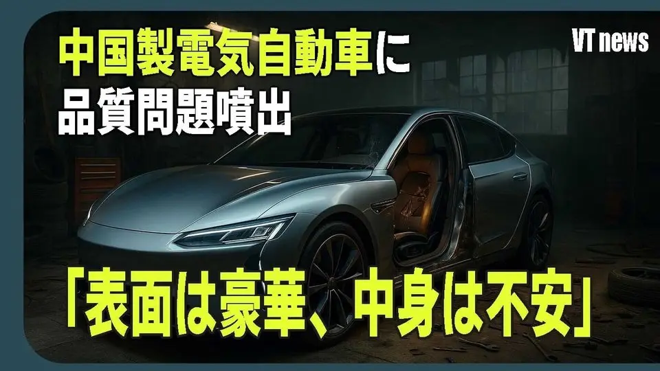 「表面は豪華、中身は不安」中国製電気自動車に品質問題噴出
