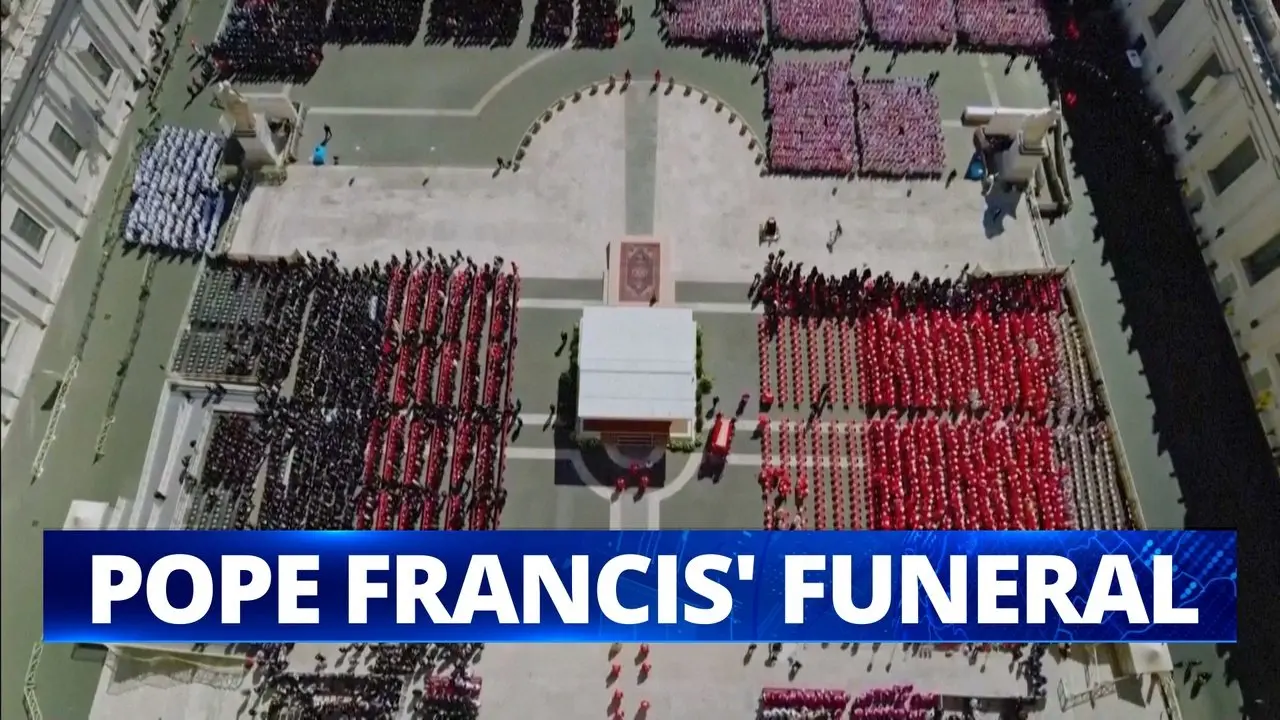 Pope Francis' Funeral Takes Place in Front of St. Peter's Square