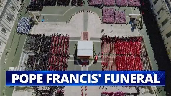 Pope Francis' Funeral Takes Place in Front of St. Peter's Square