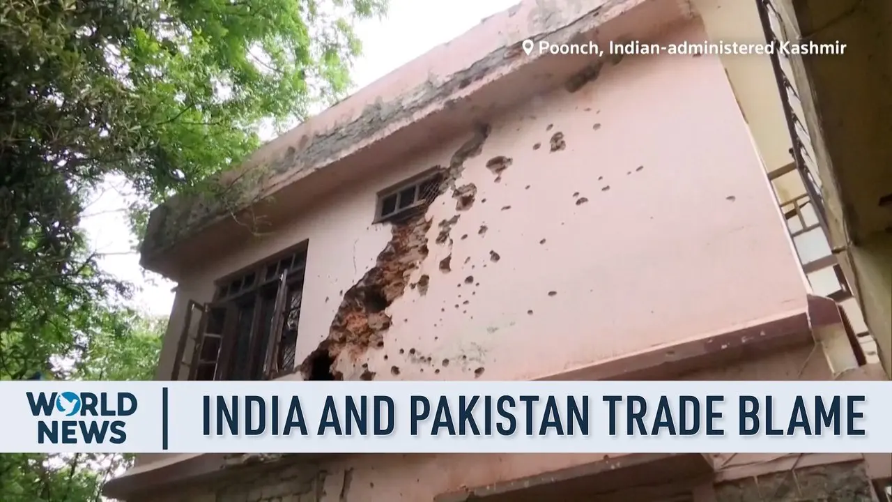 India and Pakistan Trade Blame as Hostilities Rise