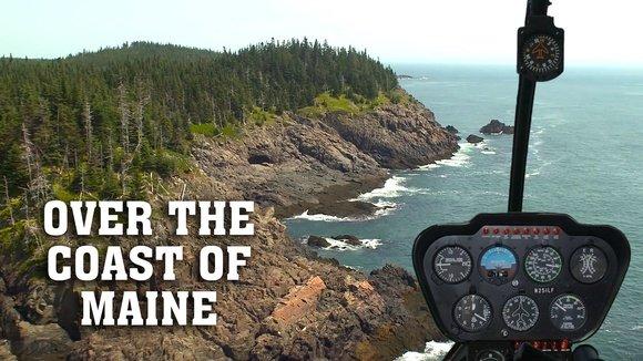 Over the Coast of Maine