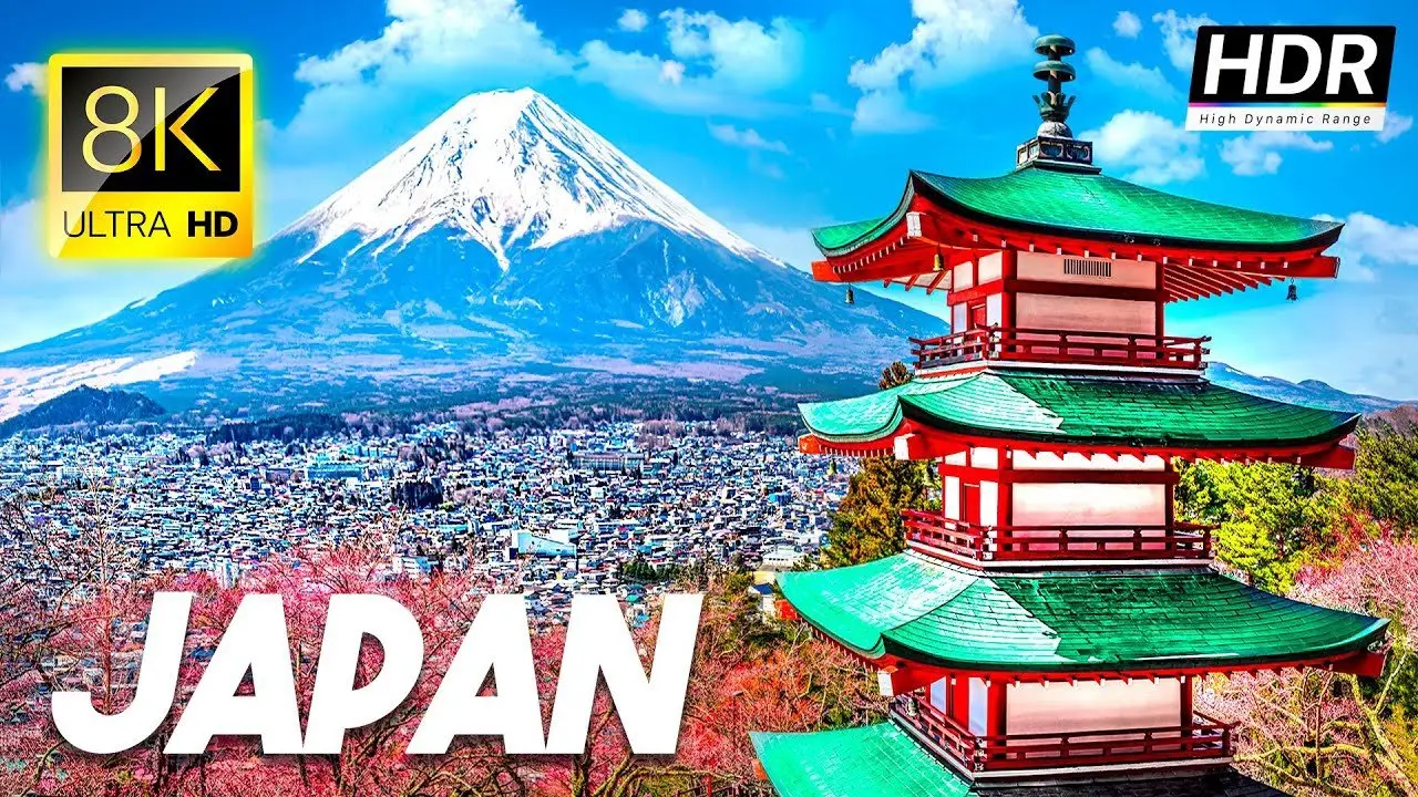 Descubre la belleza natural más espectacular de Japón en 8K HDR TV #tv