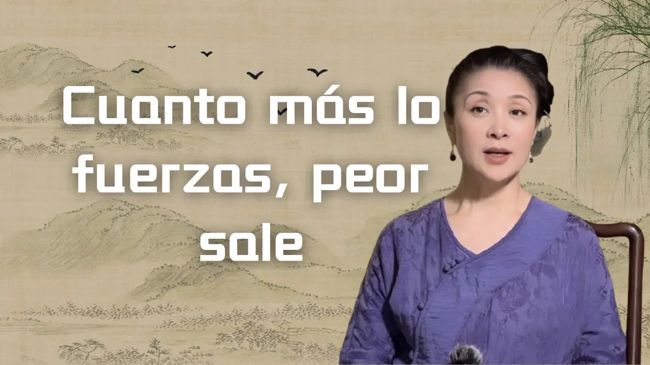El mejor estado de la vida es cuando dejas de luchar y fluyes con ella