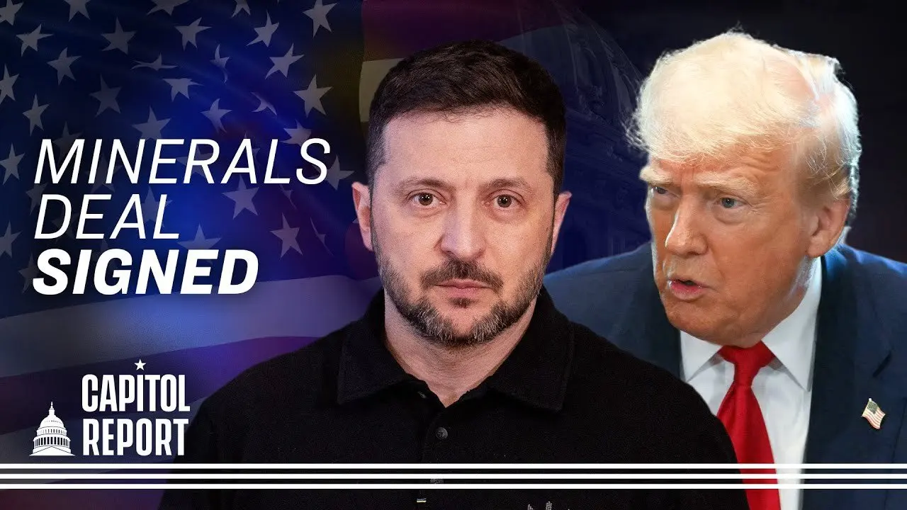 US Confirms Critical Mineral Deal With Ukraine; Trump Says 'Be Patient' as GDP Falls 0.3 Percent