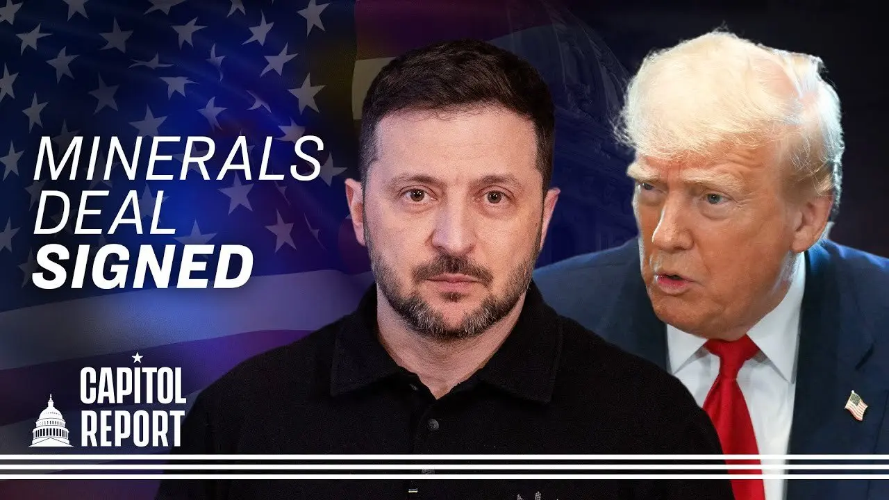 US Confirms Critical Mineral Deal With Ukraine; Trump Says 'Be Patient' as GDP Falls 0.3 Percent