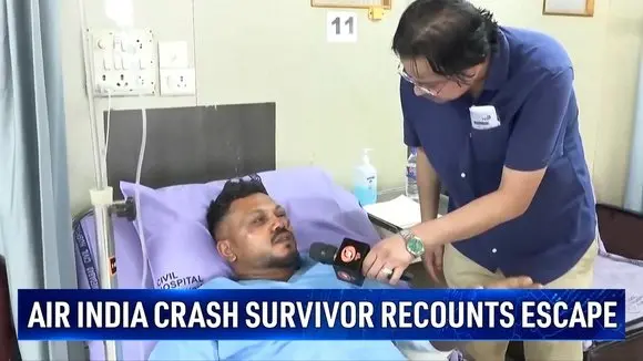 Air India Crash Survivor Recounts Escape as Rescuers Scour Site