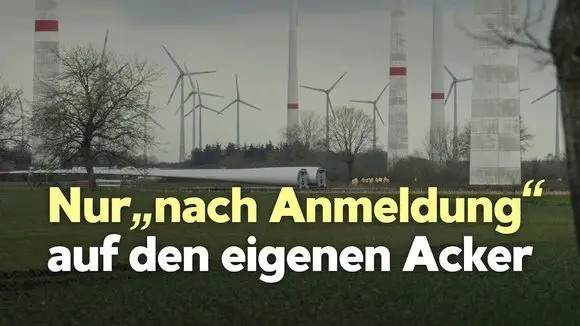 Windpark Alfstedt dreht sich wieder – Bauer darf nur nach Anmeldung aufs Feld