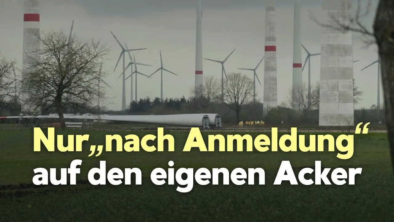 Windpark Alfstedt dreht sich wieder – Bauer darf nur nach Anmeldung aufs Feld