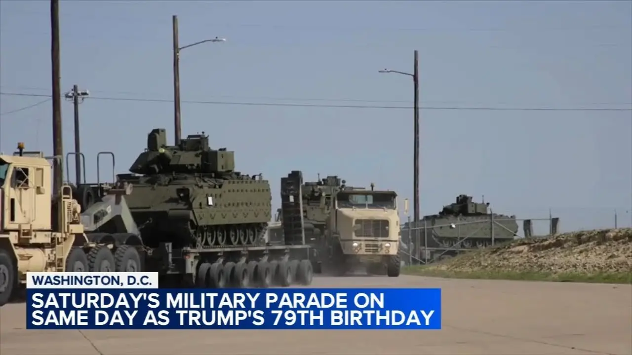 Preps underway in DC for Army’s 250th birthday, Trump’s 79th birthday