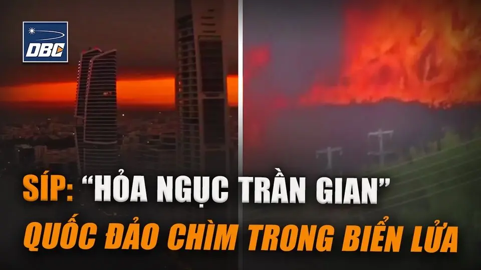 Síp đối mặt với thảm họa cháy rừng tồi tệ nhất trong hơn 50 năm