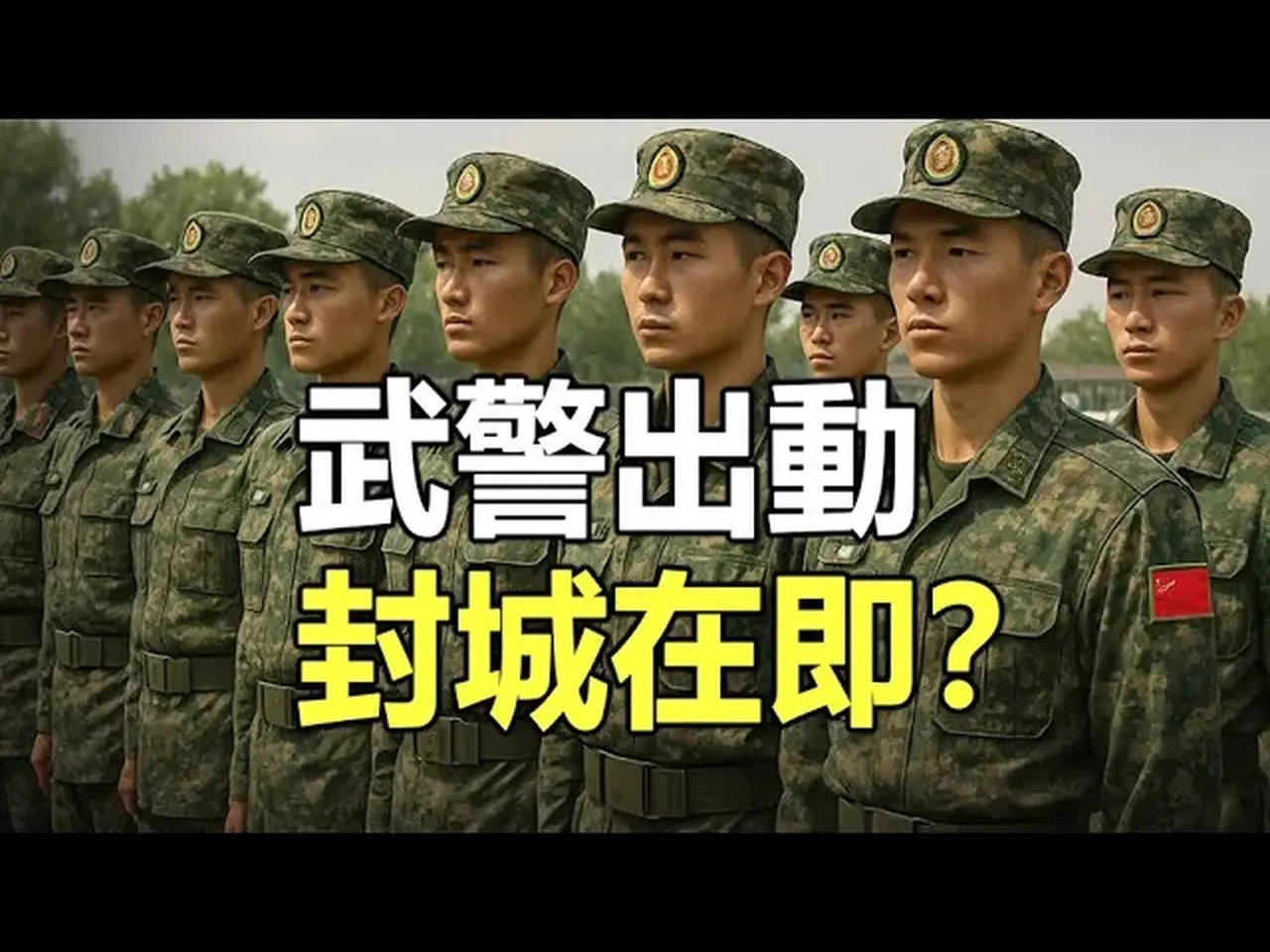 🔥🔥封城在即❓佛山出动武警 紧急招募消杀员❗军警接管 发烧就抓人❗