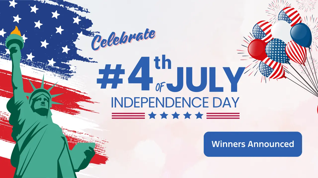 Winners Announcement 🏆  for the Fourth of July Contest  #4thofJuly 🇺🇸