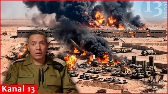 Israel struck about 300 Iranian defense systems and ballistic missiles, a military spokesman says