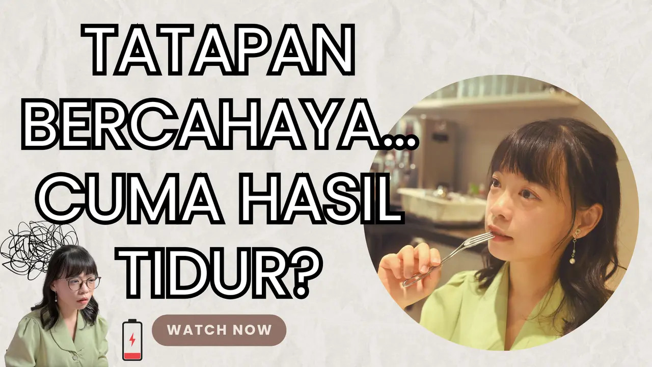 Selamat Tinggal Mata Lelah karena 3C! Aku kembalikan kilau mataku dengan “Perawatan Tidur.” #PerawatanMata #WiseQuest