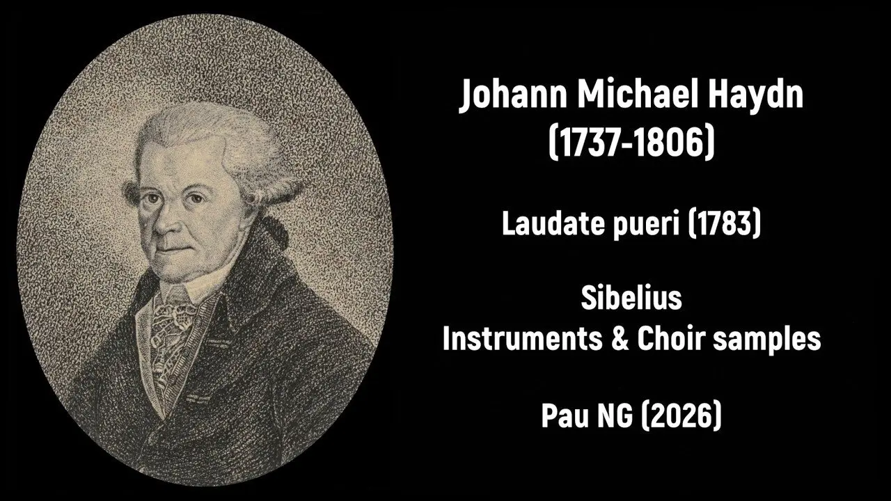 Johann Michael Haydn (1737-1806) - Laudate pueri (1783)