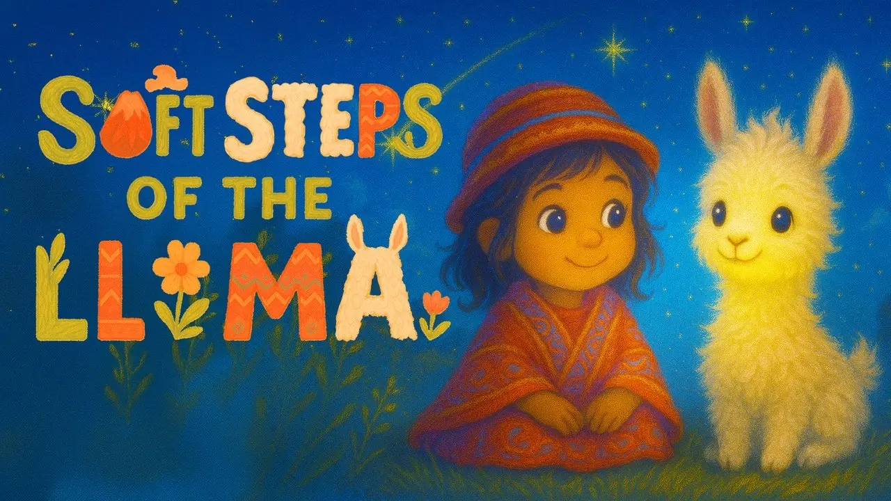 Soft Steps of the Andes | A Gentle Llama Bedtime Story for Children