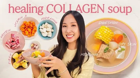 Drink THIS soup for collagen + deep hydration! 🍲 *easy recipe*