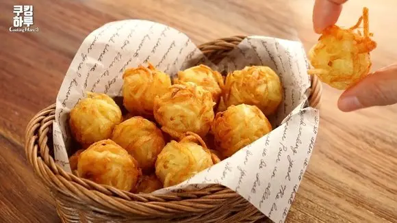 후렌치 후라이보다 맛있다!! 바삭 바삭 감자채로 만든 새우 딤섬!! NO 밀가루!