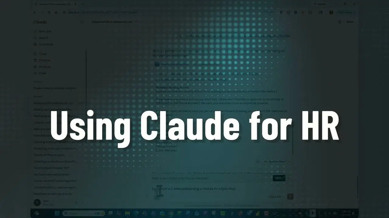 Using Claude for HR
