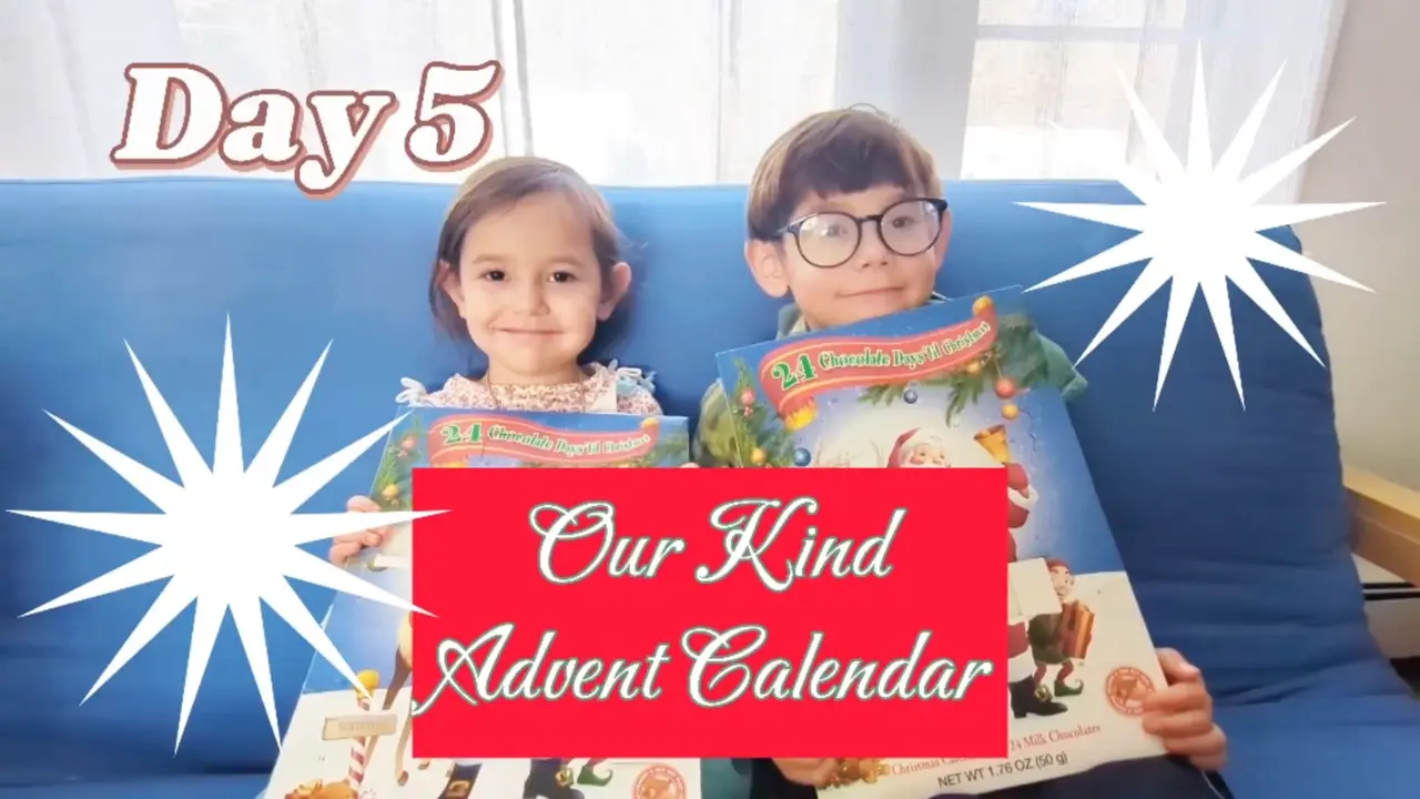 "The Four Kind Words": Our Kind Advent Calendar - Day 5 (One Kind Act - One Chocolate a Day) #BeKindBeCool #GanJingCampus