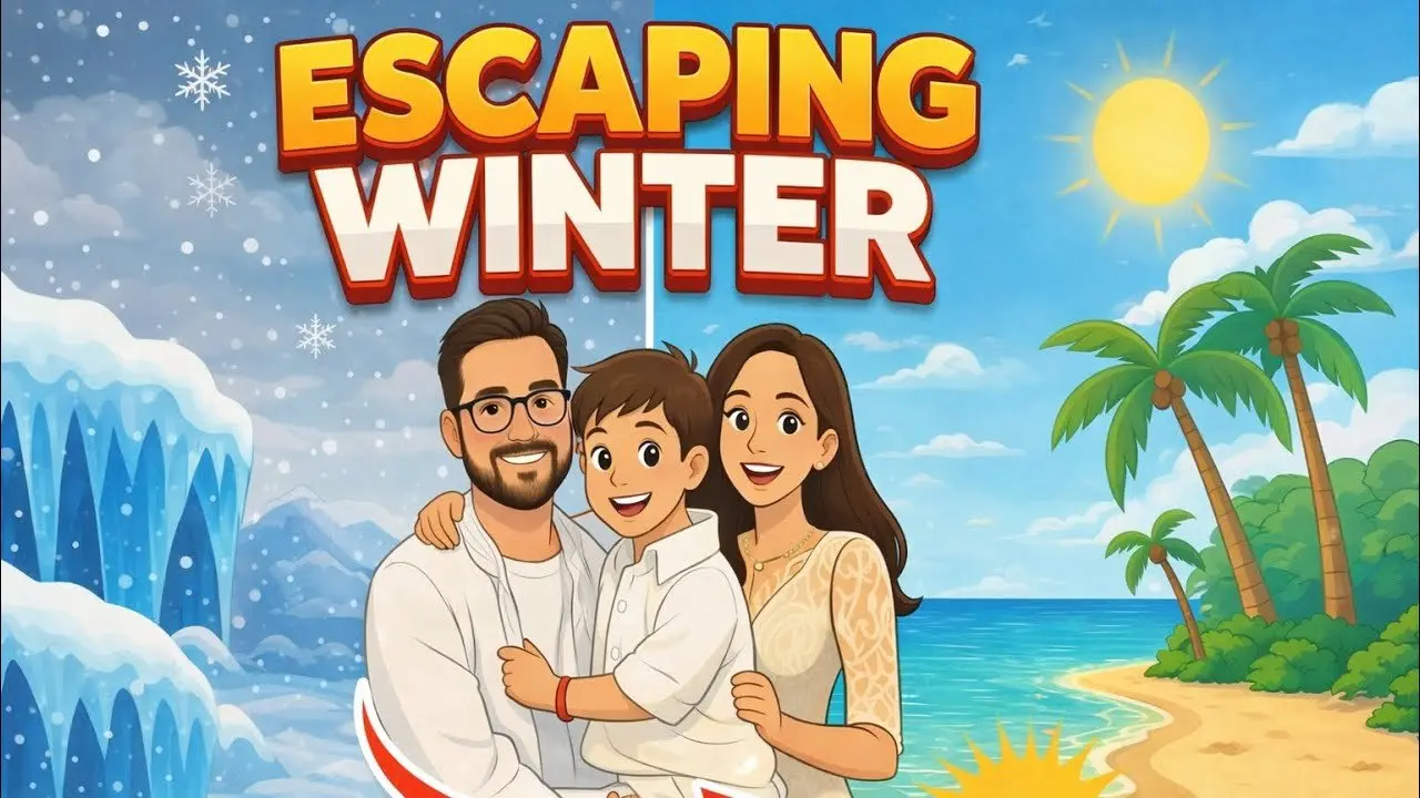 Escaping Snow Family Travel Vlog