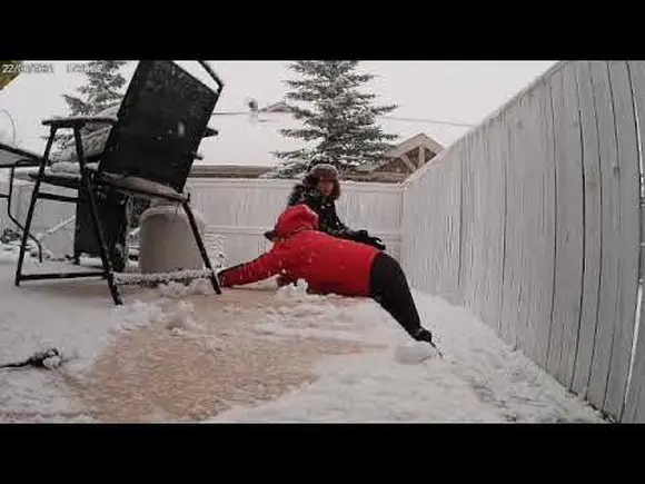 WINTER IN CANADA - Dramatic Snow Fall | Snow Flakes