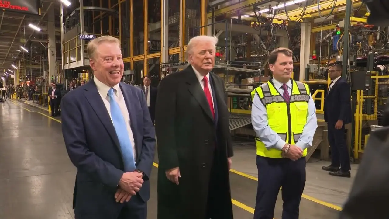 President Trump Participates in a Site Visit and Plant Tour