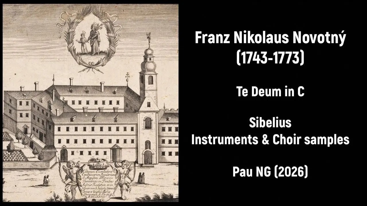 Franz Nikolaus Novotný (1743-1773) - Te Deum in C