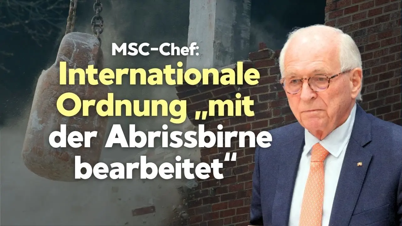 Münchener Sicherheitskonferenz-Chef sieht „stabile internationale Ordnung in Gefahr“