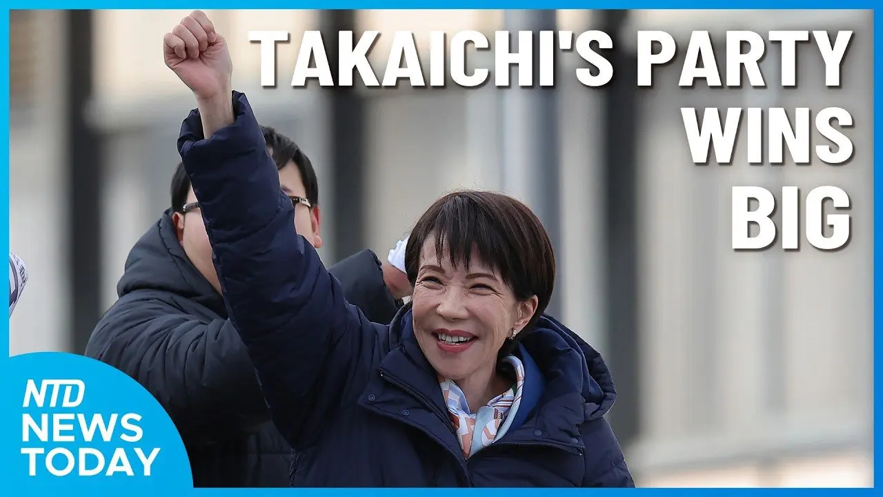 Takaichi Party Projected to Win Massive Majority in Japan Snap Election? | NTD News Today Feb. 8