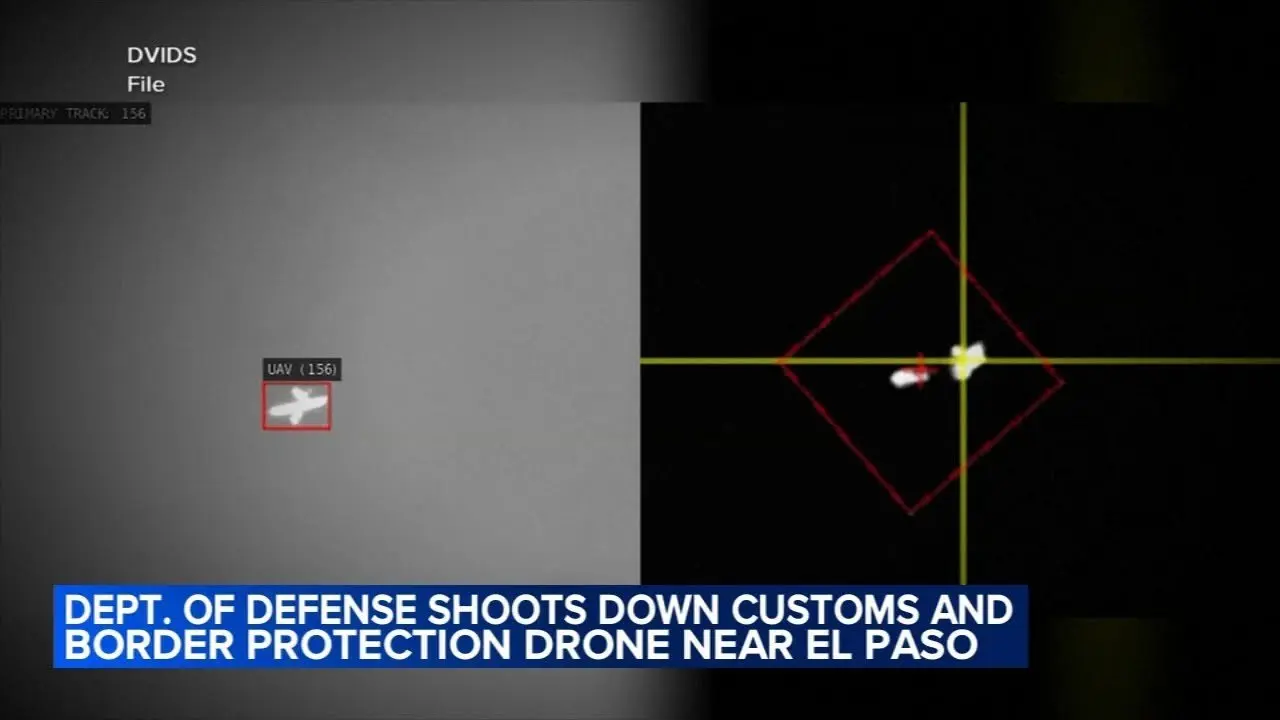 Dept. of Defense shoots down CBP drone near El Paso, Texas