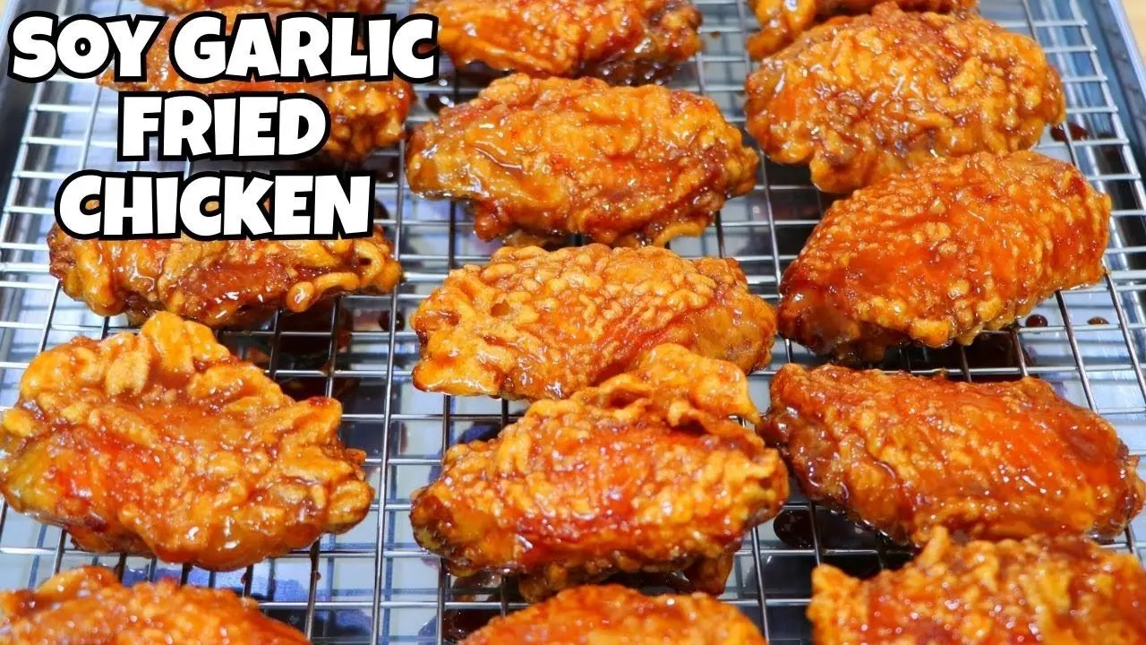 25-Min Soy Garlic Fried Chicken Wings — You Want to Lick off Your Fingers!