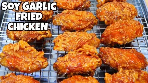 25-Min Soy Garlic Fried Chicken Wings — You Want to Lick off Your Fingers!