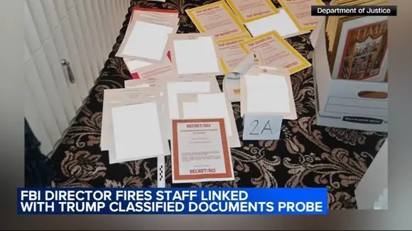 FBI director lays off staff linked to Trump classified documents probe