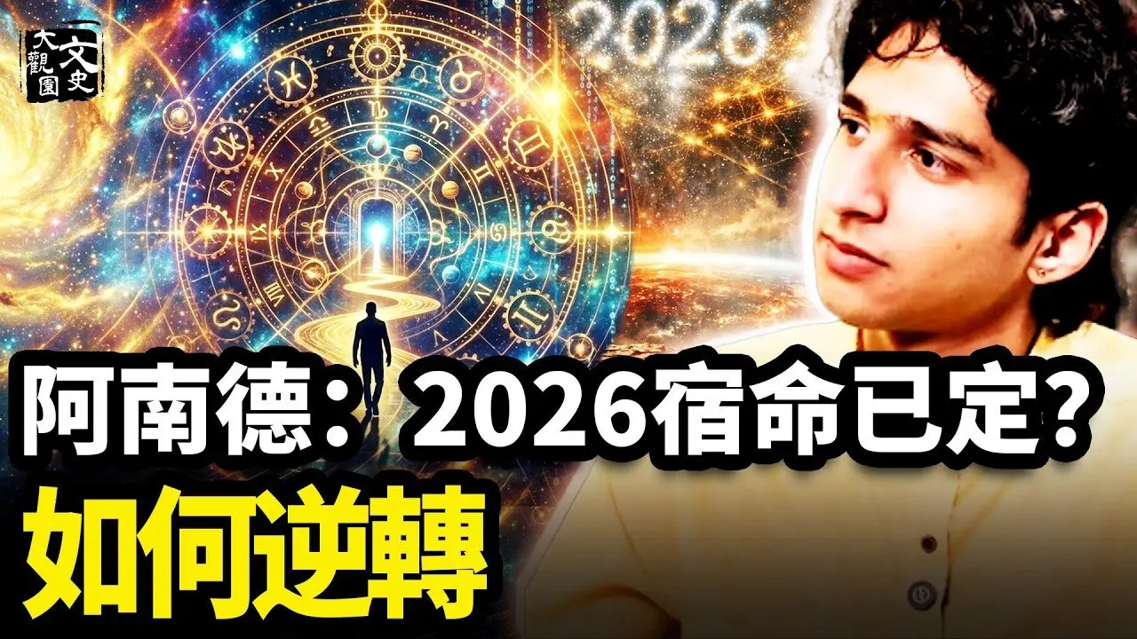 2026剧本已锁死？阿南德震撼发声：这才是占星术能看穿未来的终极底层逻辑！|历史故事|文史大观园