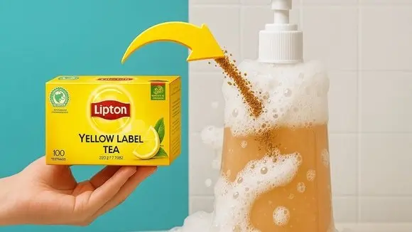 🌿You Won’t Believe This: I Made Body Wash with Lipton Tea|Silent ASMR Crafting
