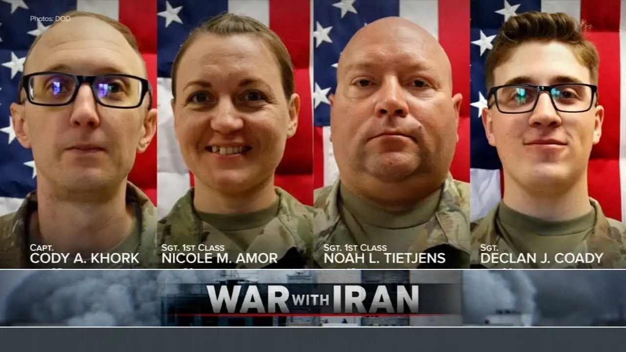 Iran live updates: Pentagon IDs 4 American troops killed in Kuwait