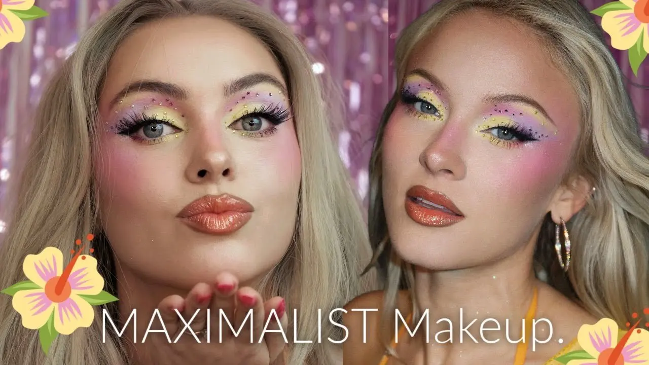Is the Clean Girl Makeup Era DEAD? This Maximalist Look is Taking Over🐬🌈💖
