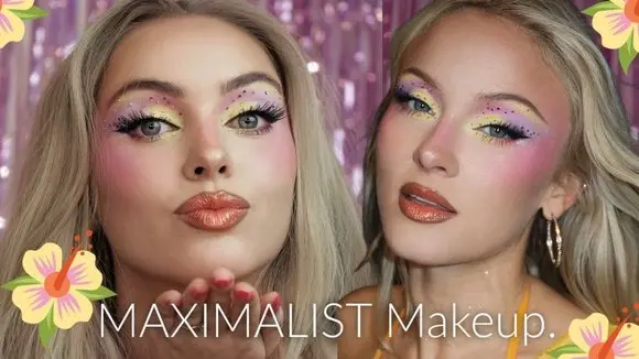 Is the Clean Girl Makeup Era DEAD? This Maximalist Look is Taking Over🐬🌈💖