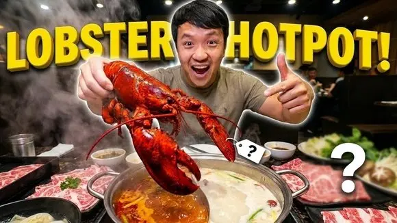 INSIDE the MOST EXPENSIVE All You Can Eat LOBSTER & CRAB Seafood HOTPOT BUFFET in New York City