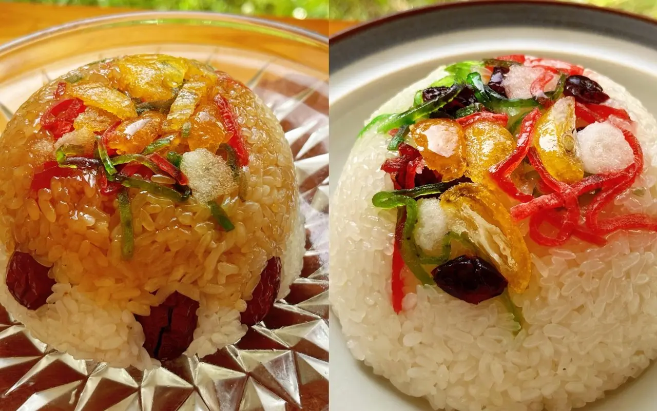 The most authentic way to make Eight Treasure Rice: vibrant in color, appetizing, sweet, soft, glutinous, and chewy—absolutely delicious.