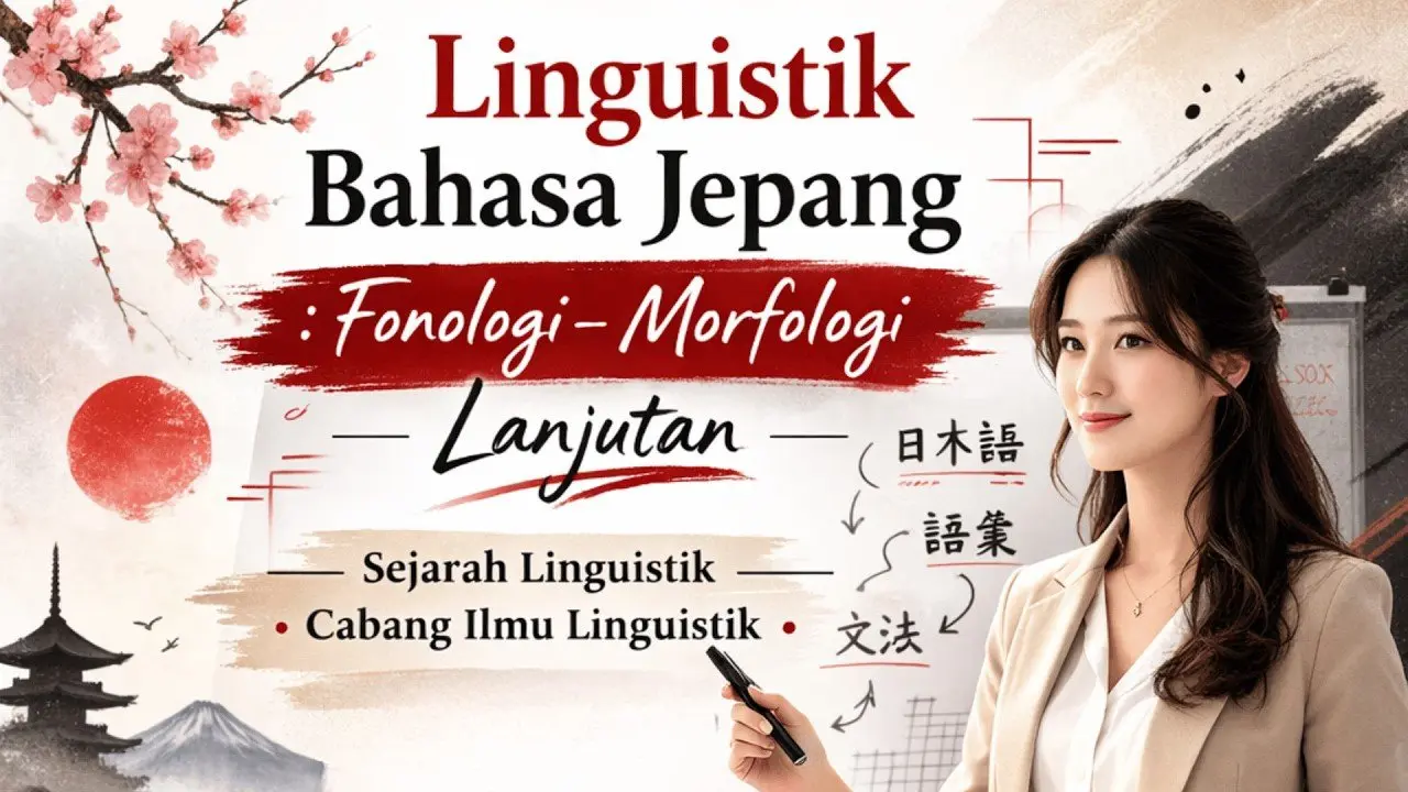 Linguistik Bahasa Jepang Lanjutan | Fonologi & Morfologi Lengkap